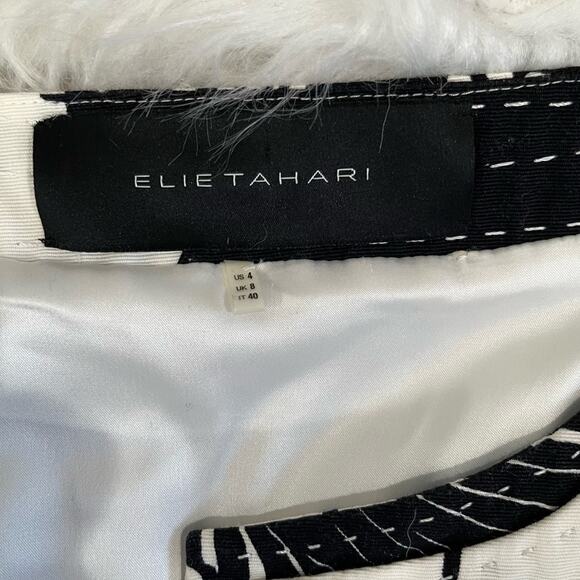 NEW Elie Tahari Tailored Hourglass Floral Statement Career Suit Jacket 4 NWOT - Picture 12 of 16